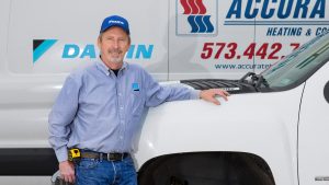 Accurate Heating & Cooling was founded by Clarence Woodard with the mission of providing affordable, yet quality heating and cooling services in mid-Missouri.