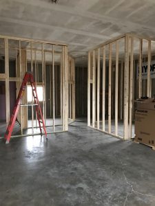 The progress of our new office space in Columbia, Mo! Accurate Heating & Cooling improves its space so we can better serve our clients.