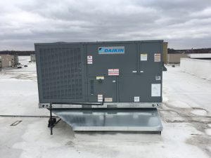 Accurate Heating & Cooling installs commercial air conditioning units in Columbia, Mo.